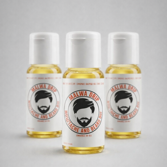 3 Bottles of Mustache and Beard oil